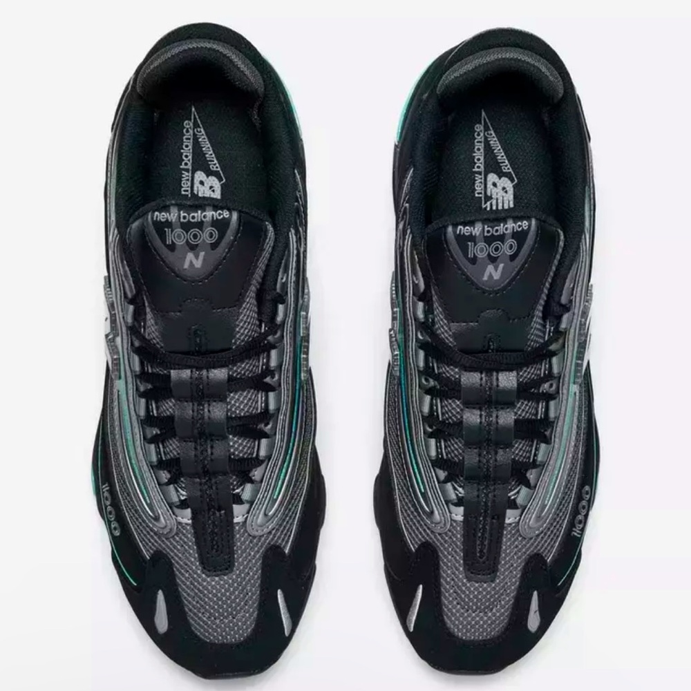 🖤🩵 NEW BALANCE 1000 BLACK TEAL 🩵🖤 - Picture 3 of 4